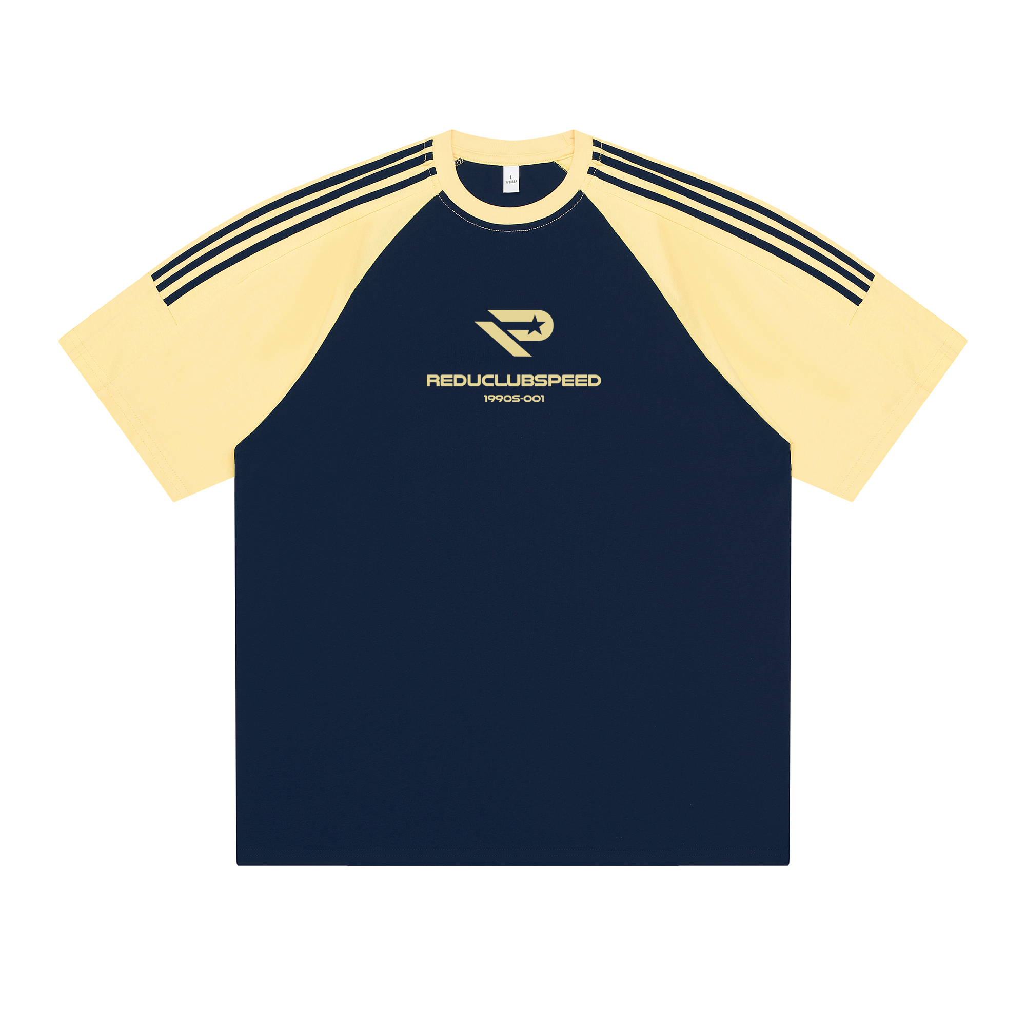 

Футболка унисекс REDU, Sky Blue & Navy Blue