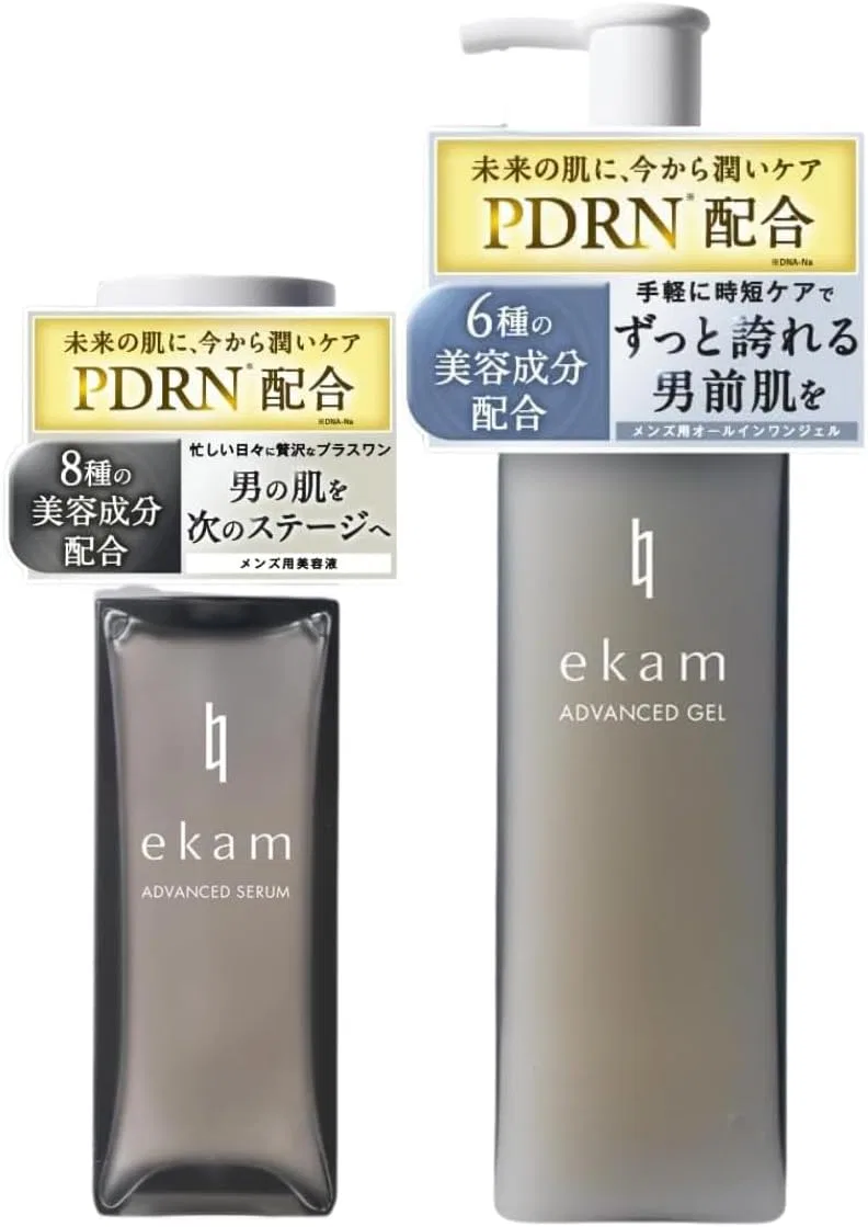 Набор для ухода за кожей ekam: Advanced Gel и Advanced Serum