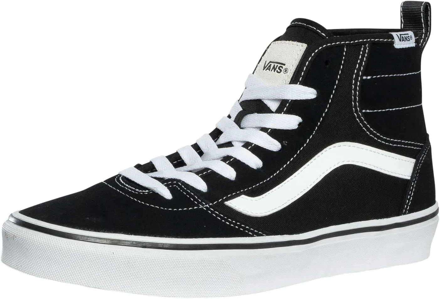 Мужские кроссовки Vans Ashwood Hi Decon высокие, черно-белый