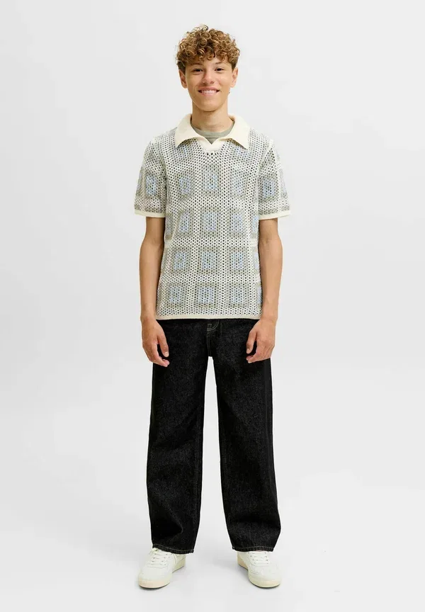 Поло Jack & Jones Junior, цвет морская соль