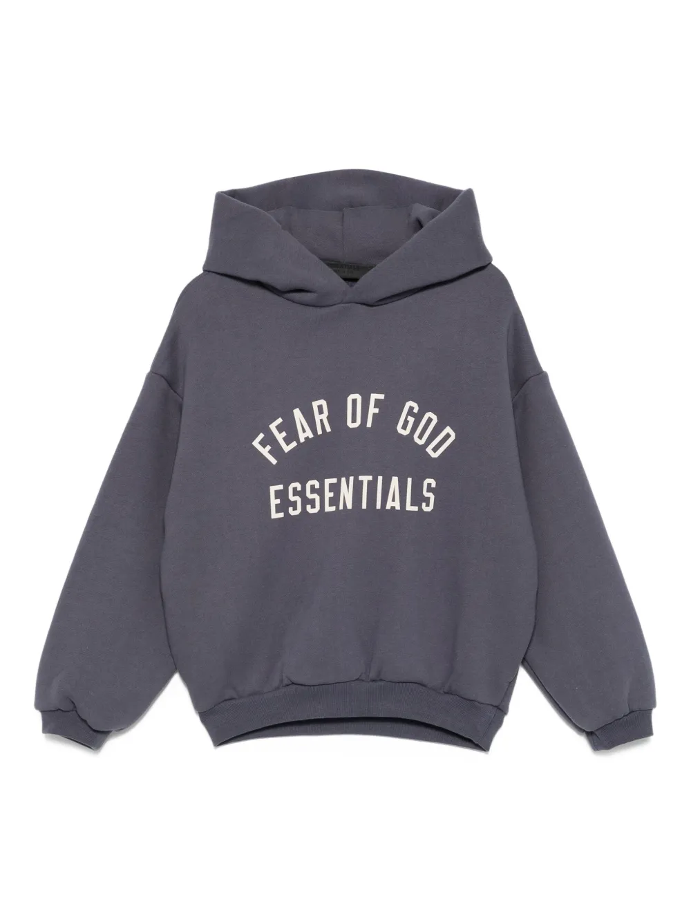 Худи с логотипом FEAR OF GOD ESSENTIALS KIDS, синий
