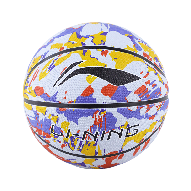 

LINING Резиновый баскетбольный мяч blue white размер 7 тренировочный unisex