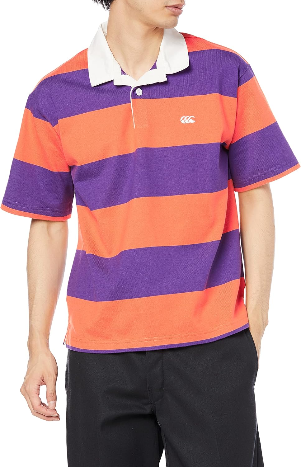 

Мужская рубашка поло Canterbury 4INCH STRIPE J