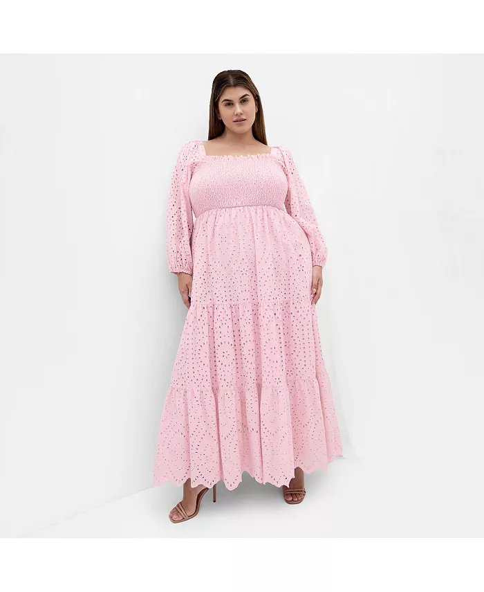 

Женское платье Brodie Maxi CITY CHIC, розовый