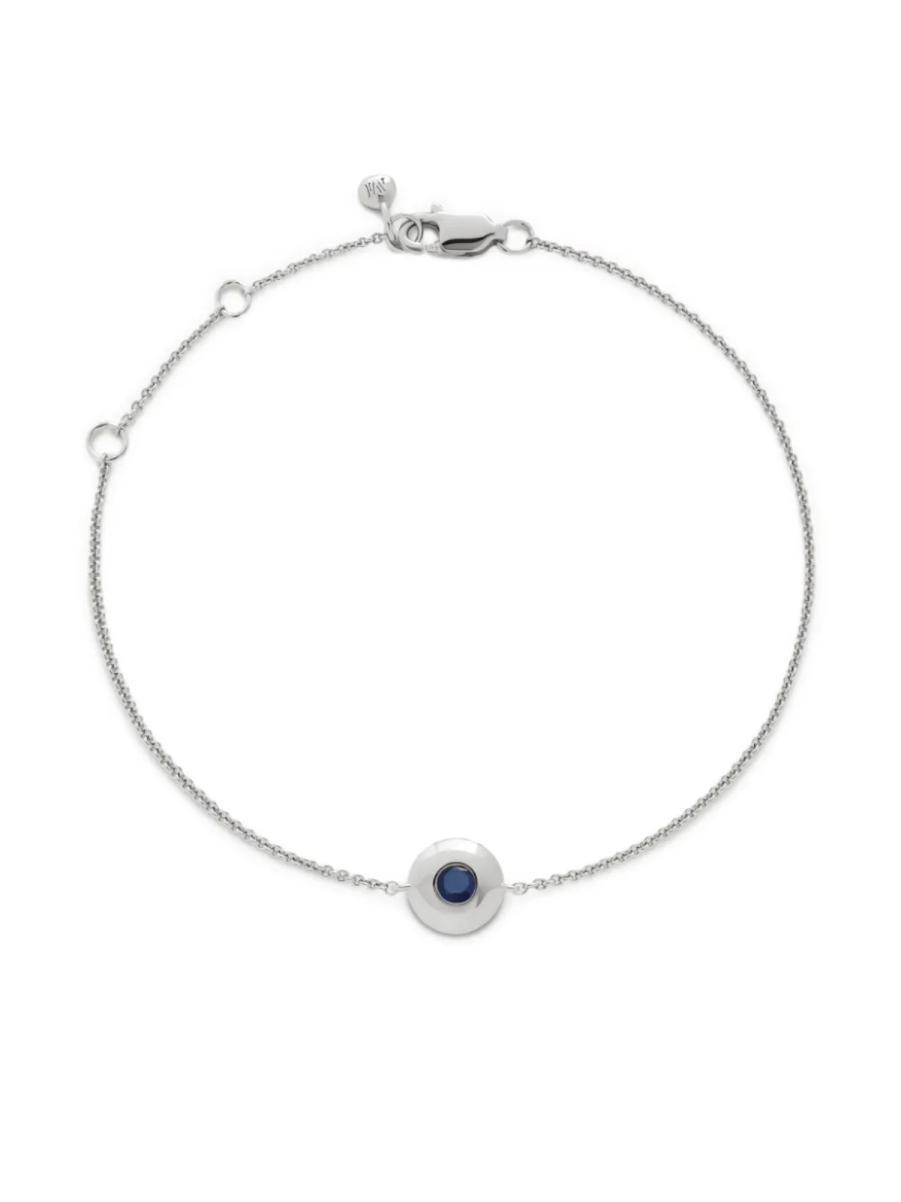 

Monica Vinader браслет September Sapphire Birthstone, серебряный