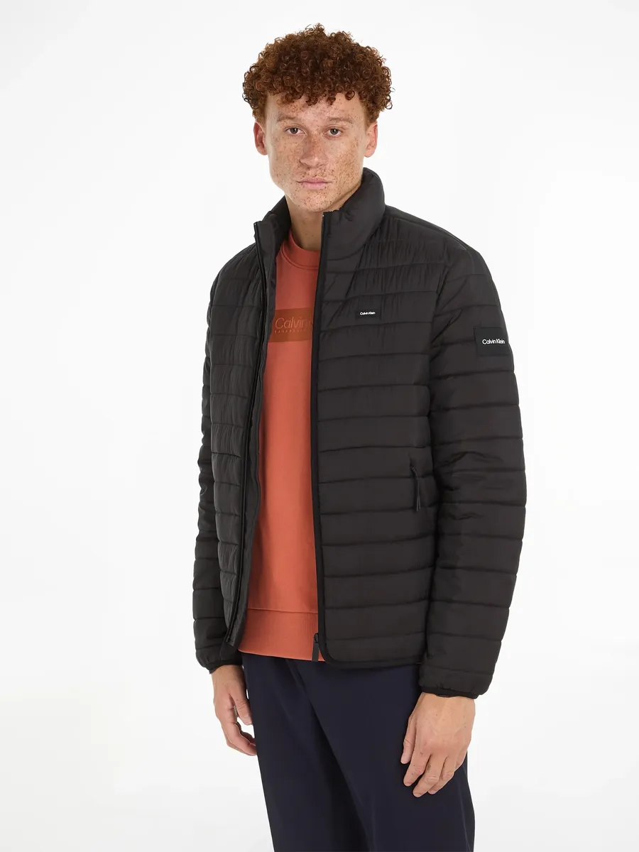 

Стеганая куртка Calvin Klein "PACKABLE CRINKLE QUILT JACKET", цвет Ck Black
