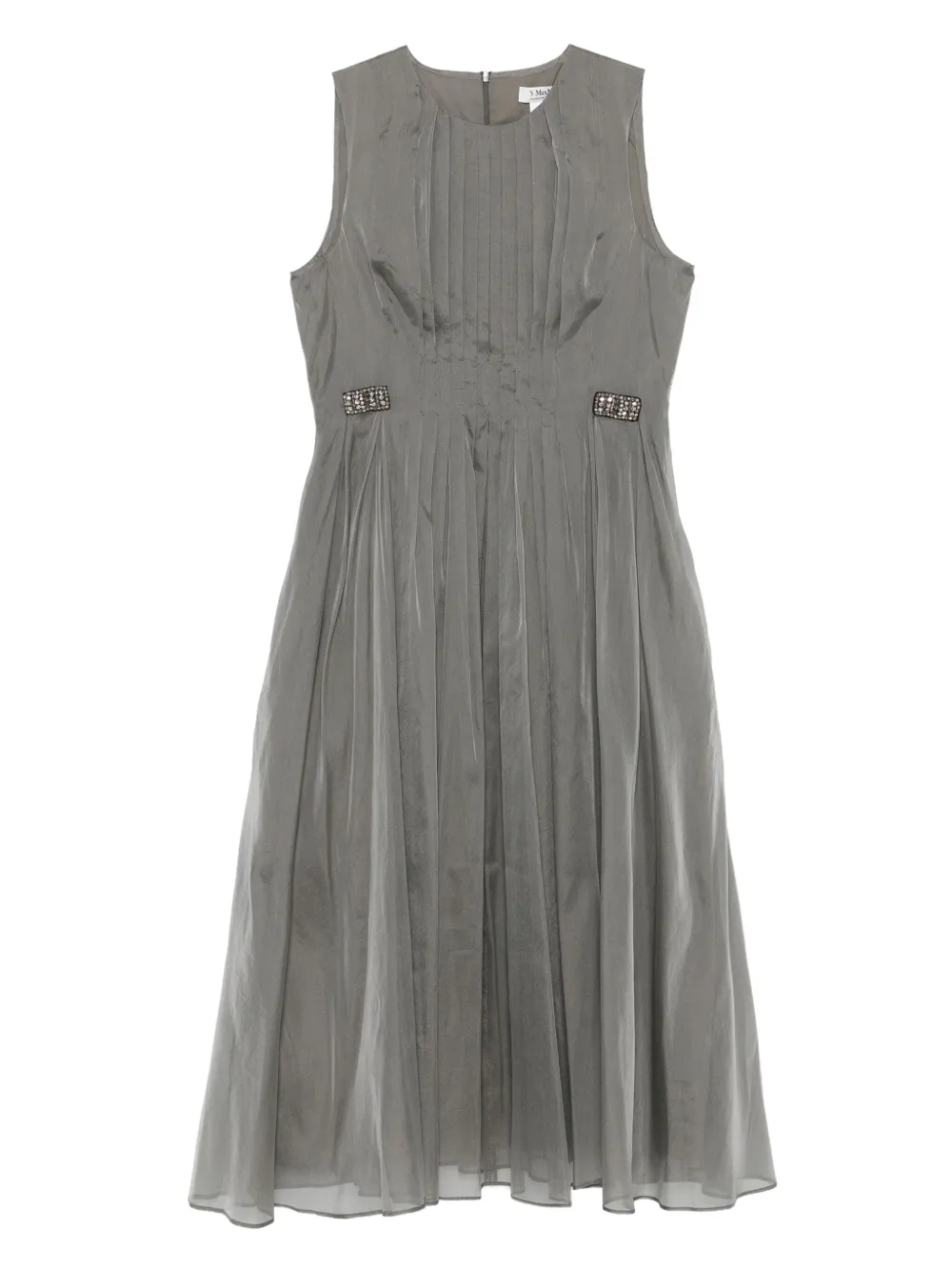 

Платье миди с кристаллами 'S Max Mara, серый