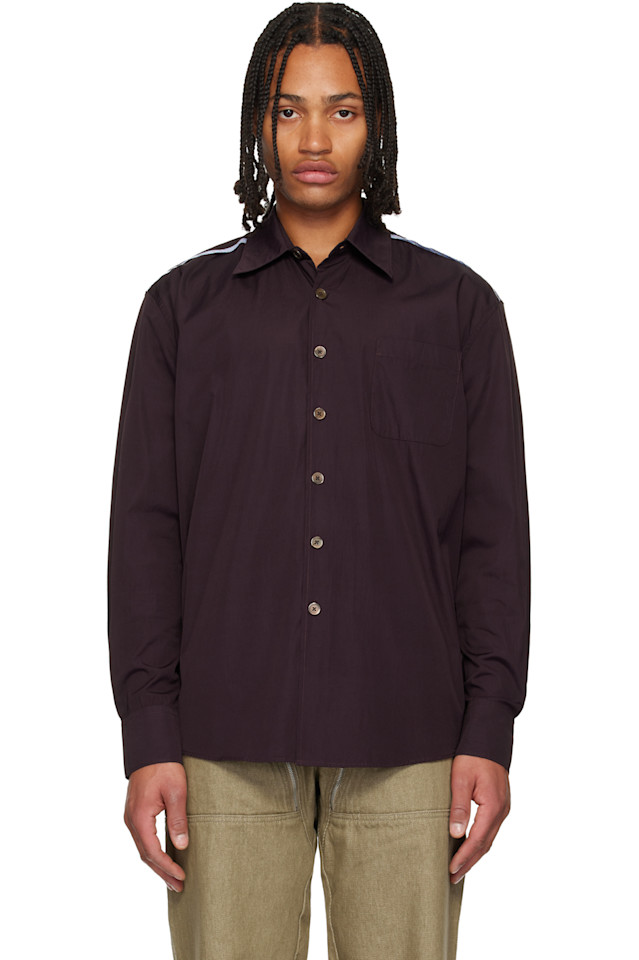 

Our Legacy Бордовая рубашка сверху