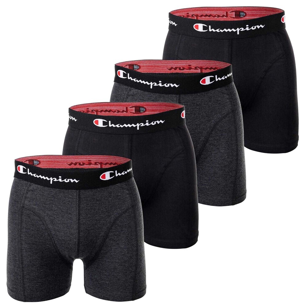 

Трусы боксеры Champion Authentic Athletic Apparel, серый/черный