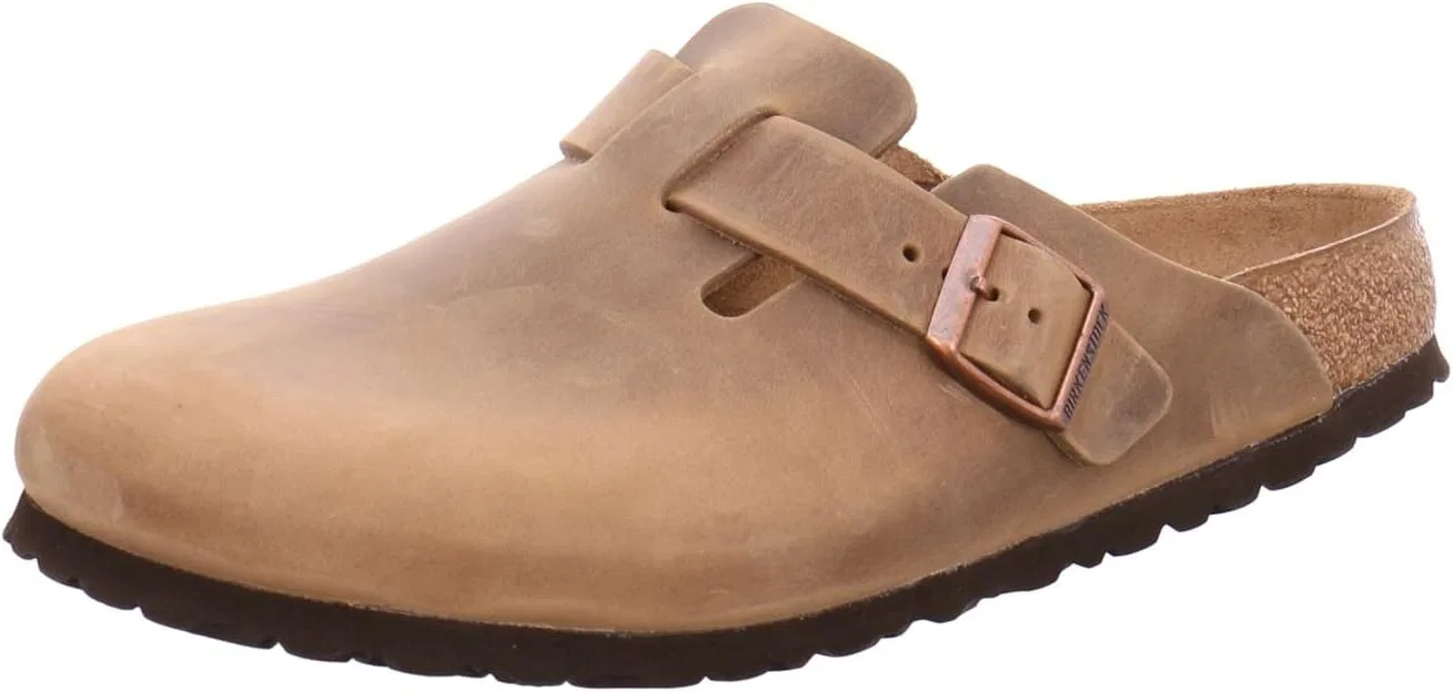 Сабо Birkenstock Boston, коричневый — фото 4