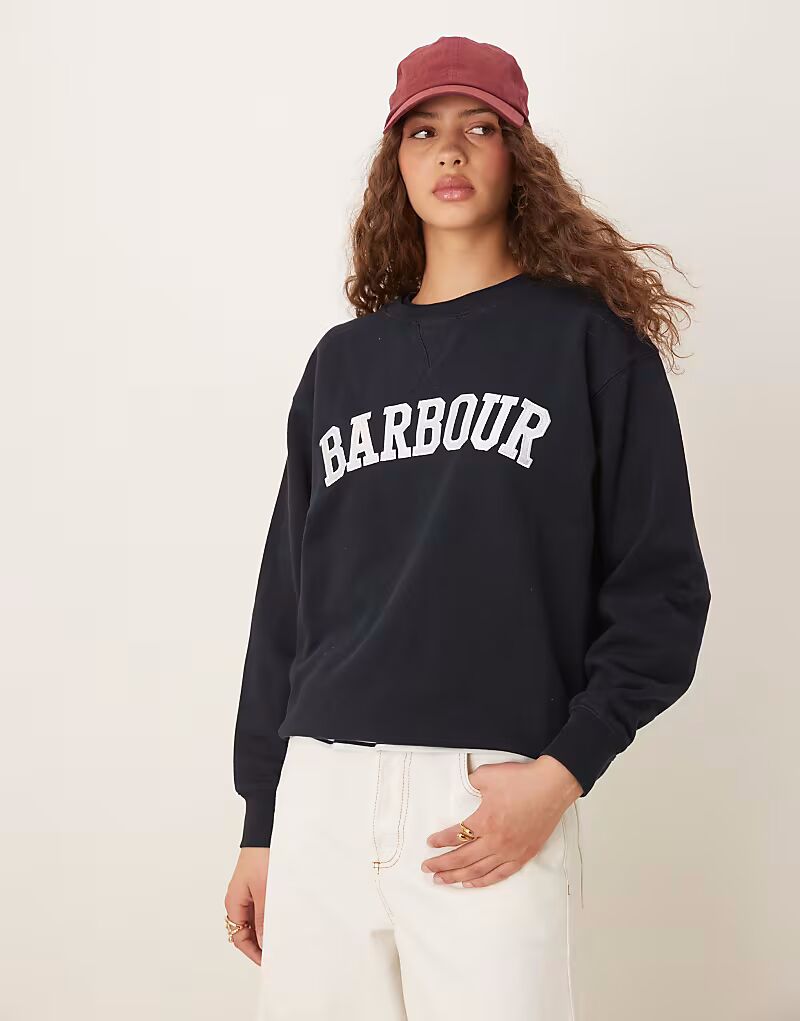

Толстовка Barbour Northumberland темно-синего цвета