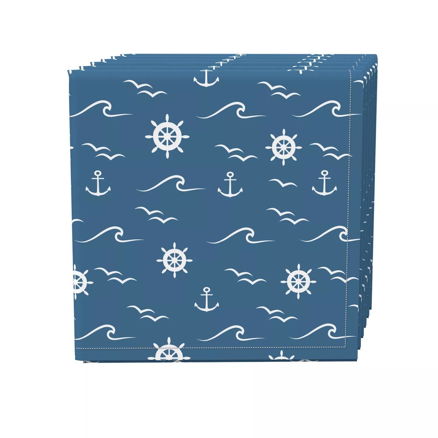 

Набор салфеток из 4 шт., 100% хлопок, 20x20 дюймов, Coastal Sea