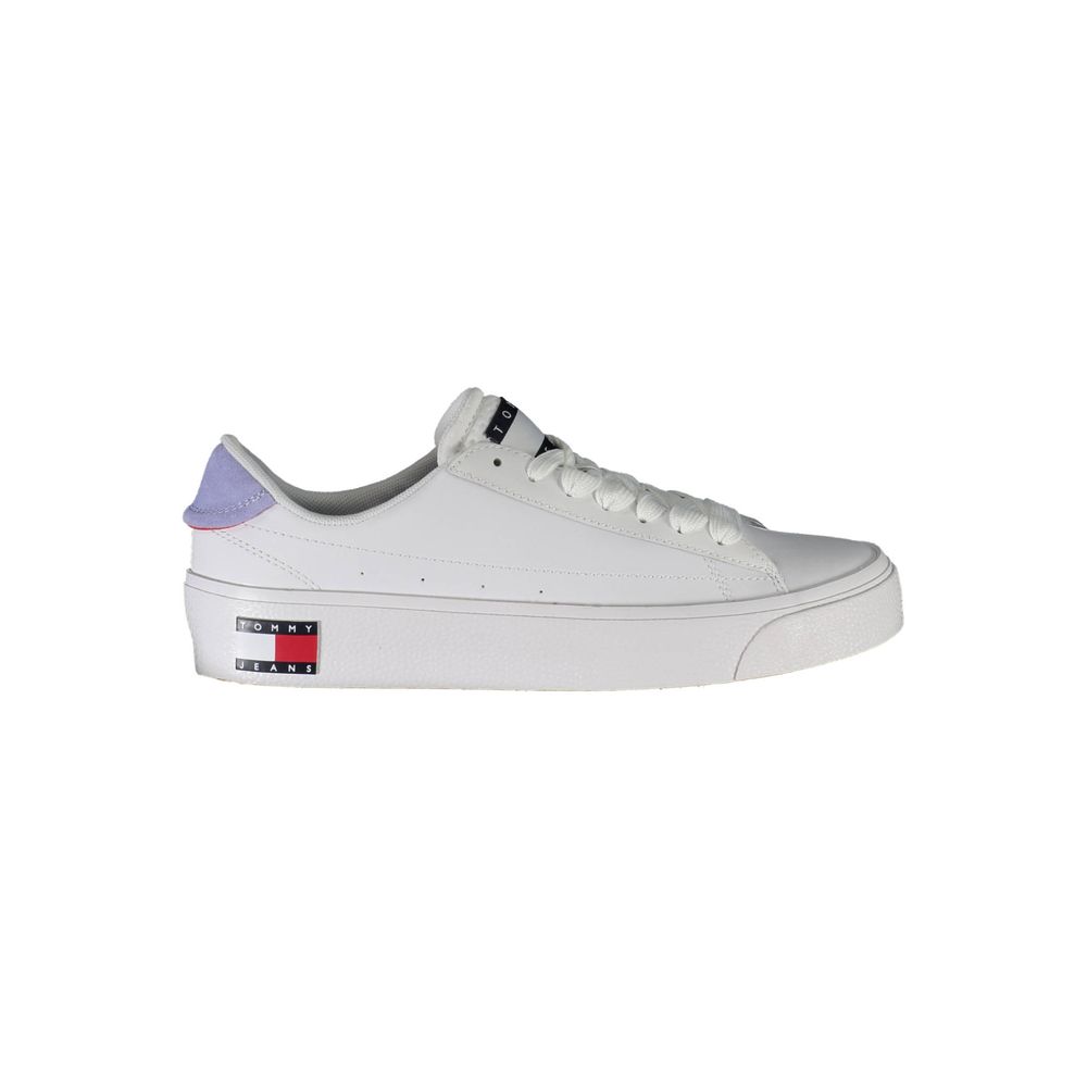 

Белые женские кроссовки из полиэстера Tommy Hilfiger