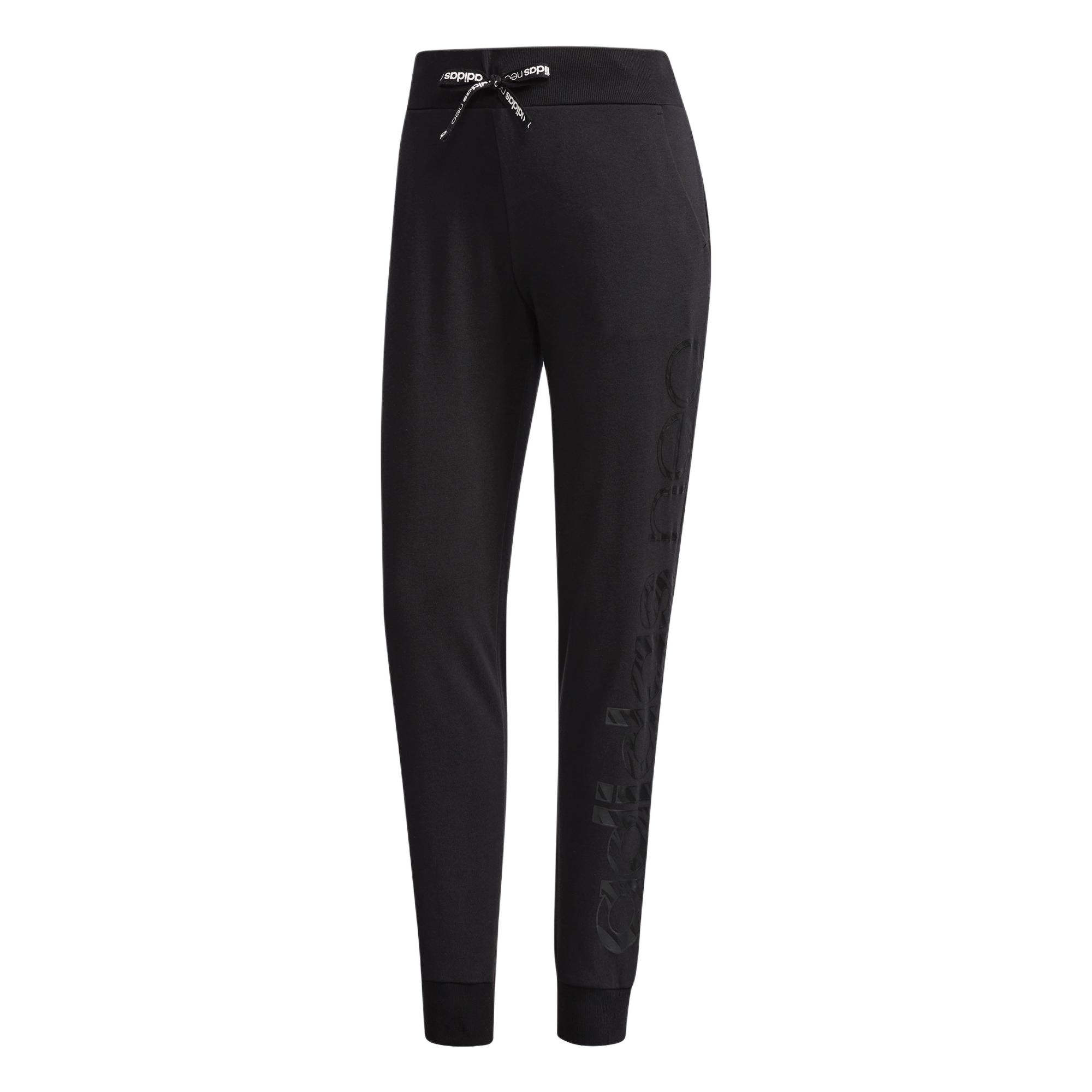 

Adidas Neo Вязаные спортивные штаны женские черные