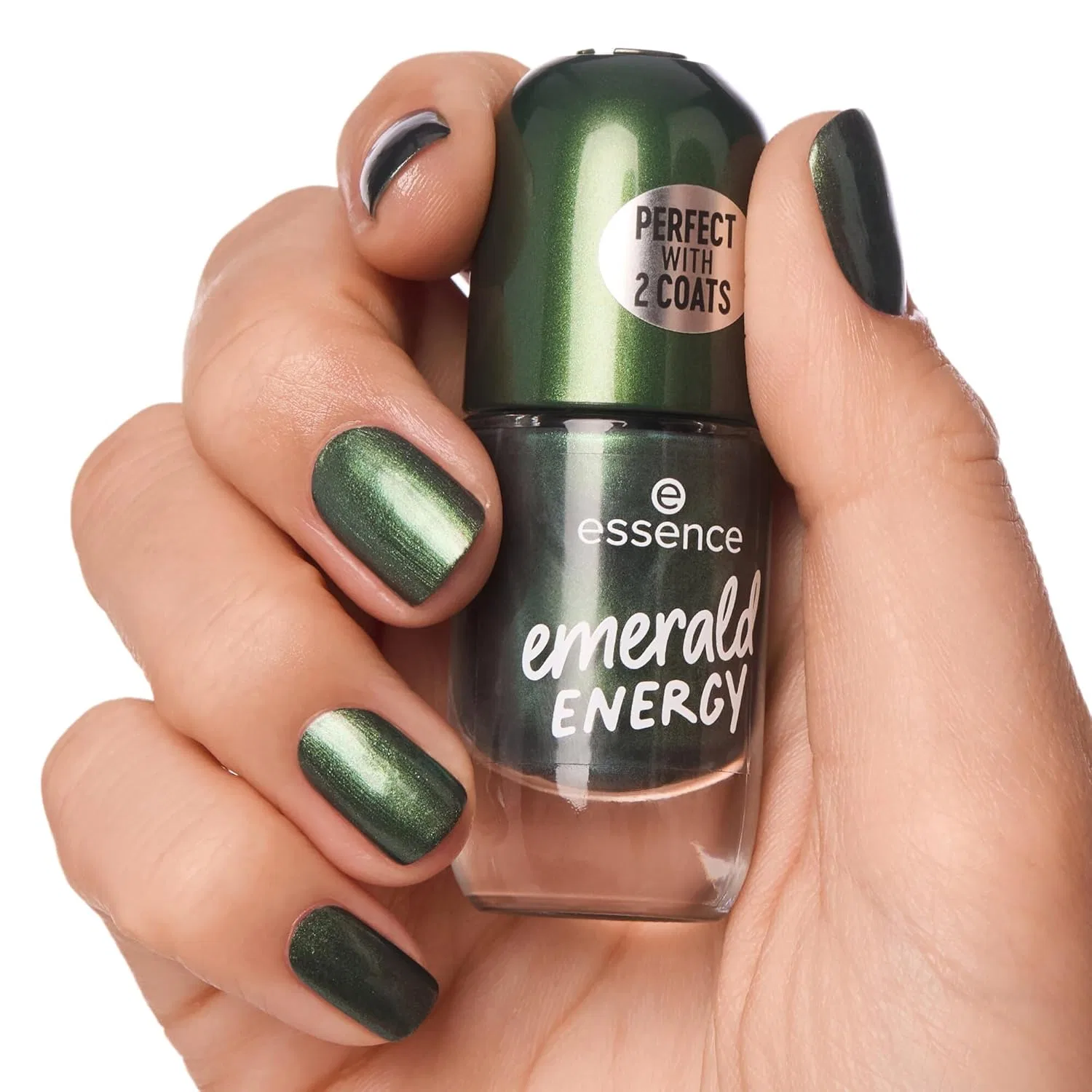Гель-лак для ногтей «gel nail colour» No. 73 Grün от essence Essence, 73 Emerald Energy — фото 4