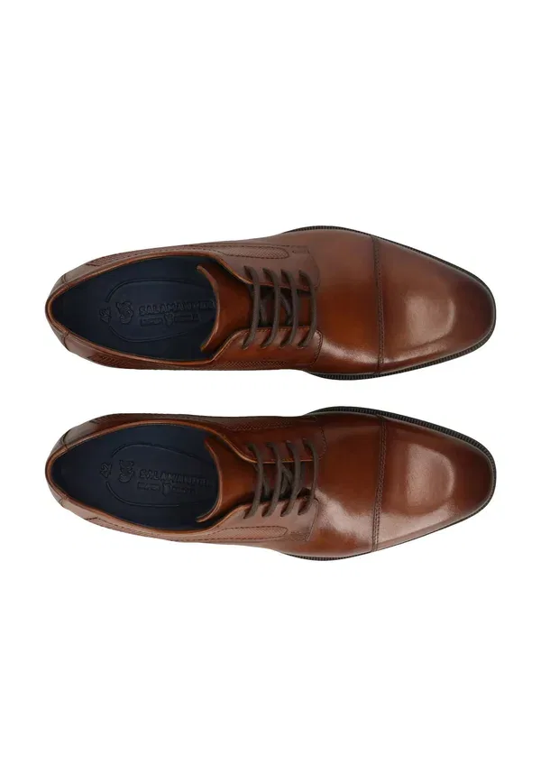 Ботинки шнурованные Salamander smart lace ups, коньячный — фото 3