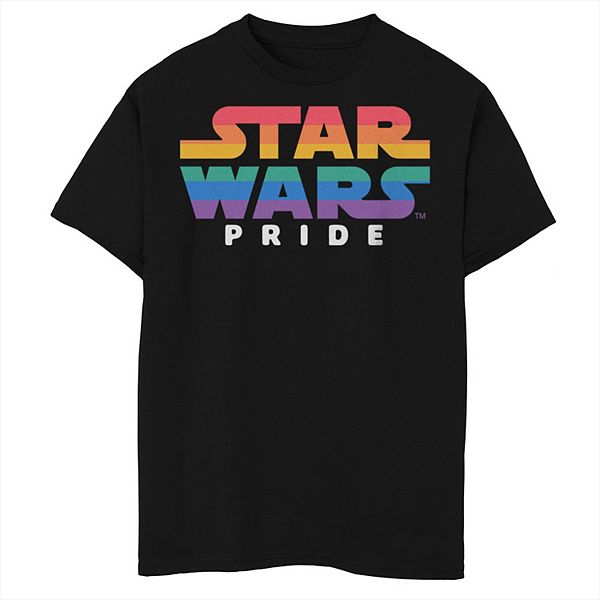 

Футболка с принтом Boys Star Wars rainbow logo Licensed Character