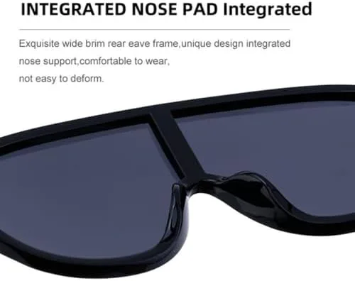 

Солнцезащитные очки-щитки большого размера 2027 года для женщин и мужчин, модные цельные солнцезащитные очки в стиле панк, большие оправы MTZJH, C5blacksilver