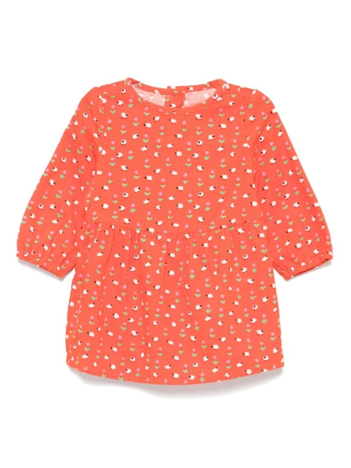 

Stella McCartney Kids платье с принтом в виде овец, оранжевый