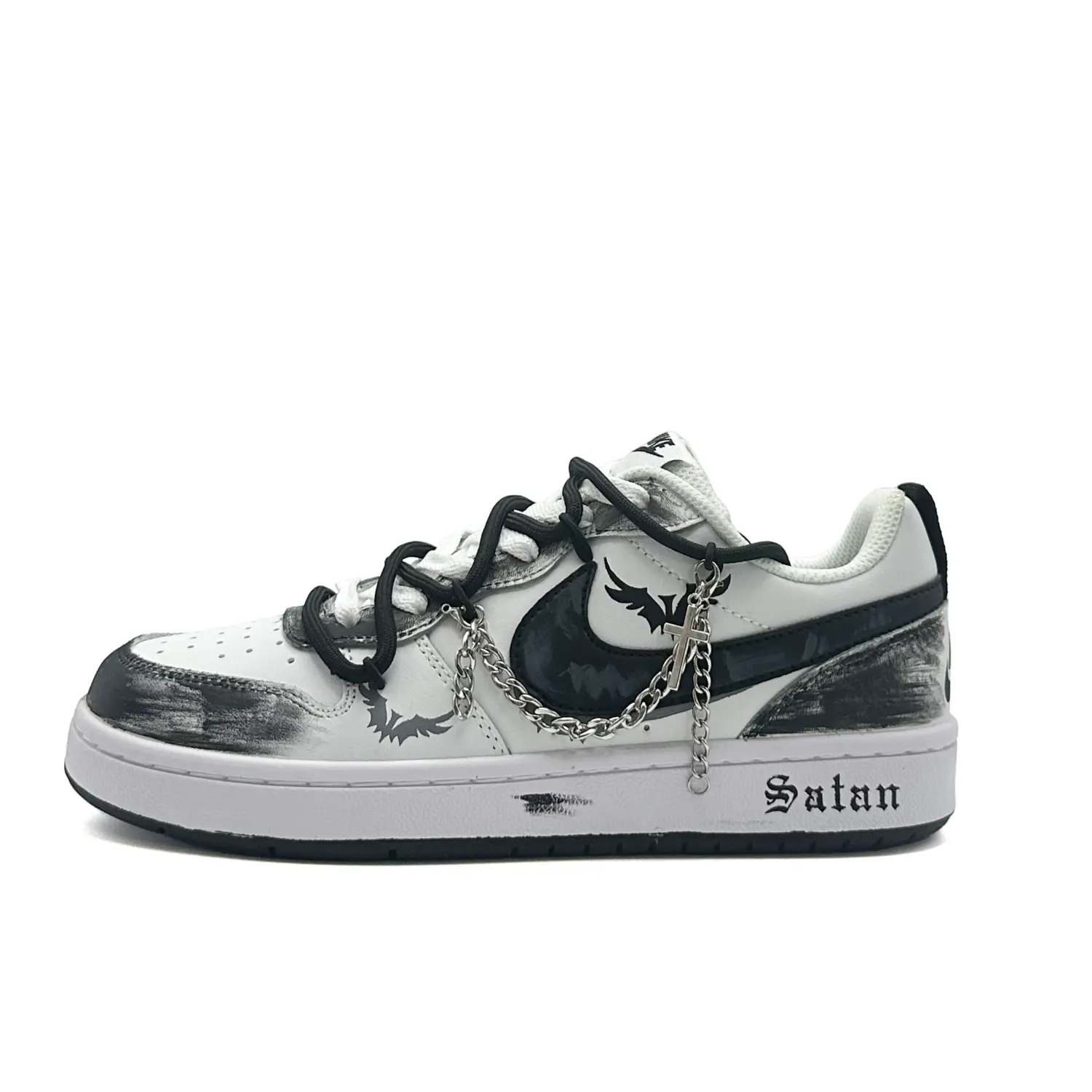 

Кроссовки для скейтбординга Court Borough 2 Low 2 Low Top для детей и подростков Nike, белый