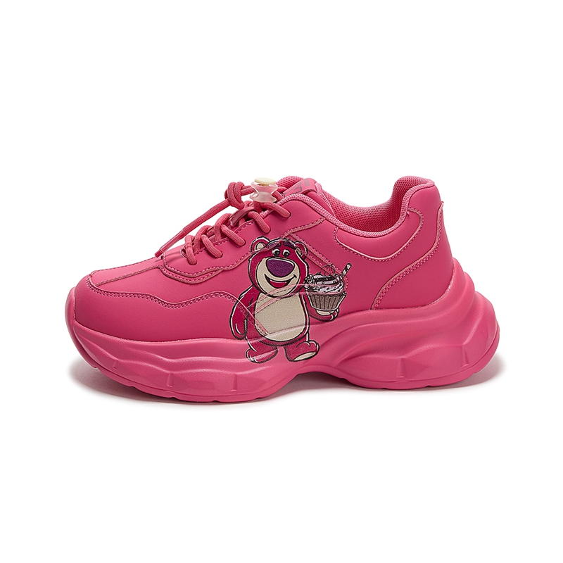 

Нескользящие, противооткатные, амортизирующие, дышащие низкие детские повседневные кроссовки Disney, dragon fruit