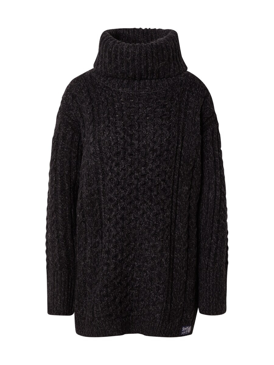 

Вязаное платье Superdry, цвет mottled black