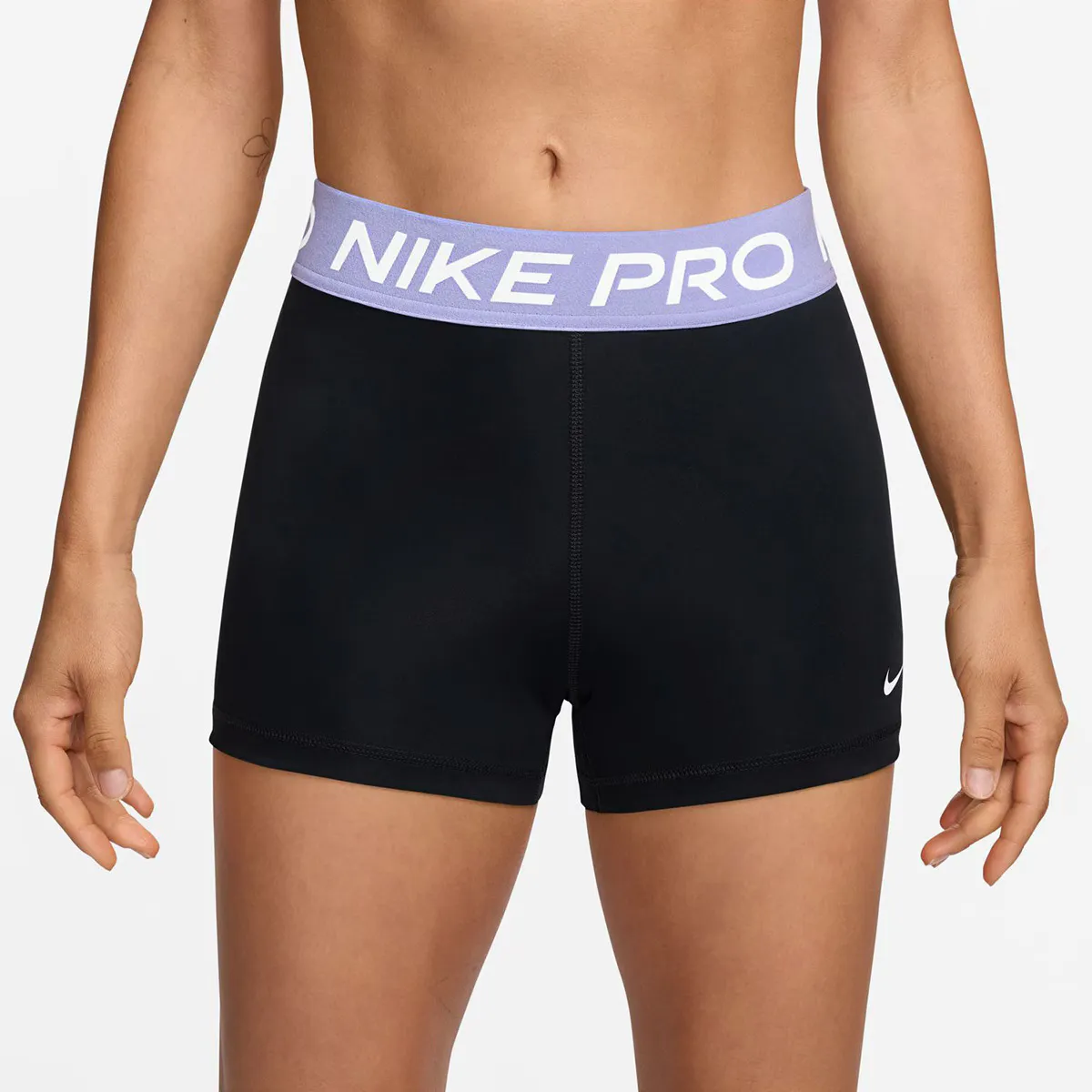 

Женские шорты Nike Pro 3", черный/фиолетовый