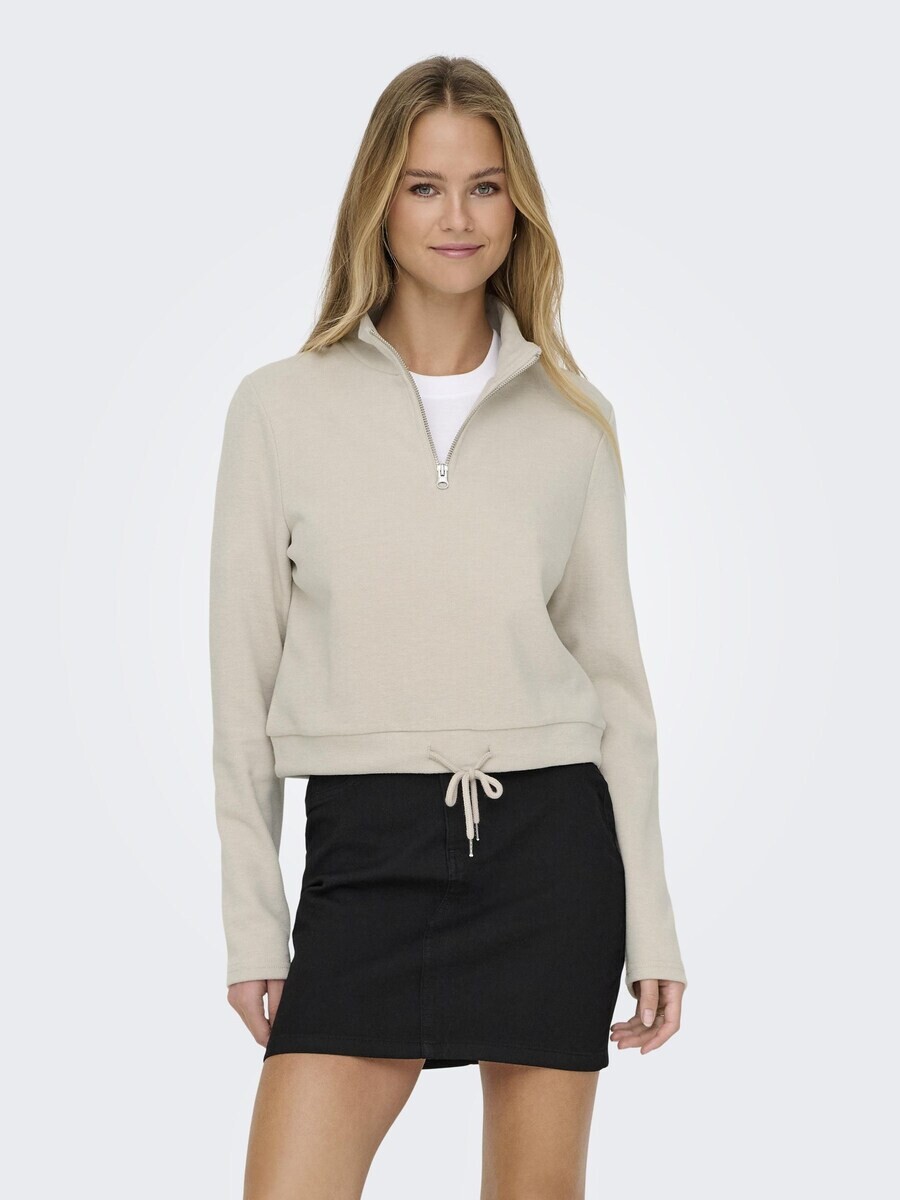 

Свитер ONLY Sweatshirt ONLRita, серо-бежевый
