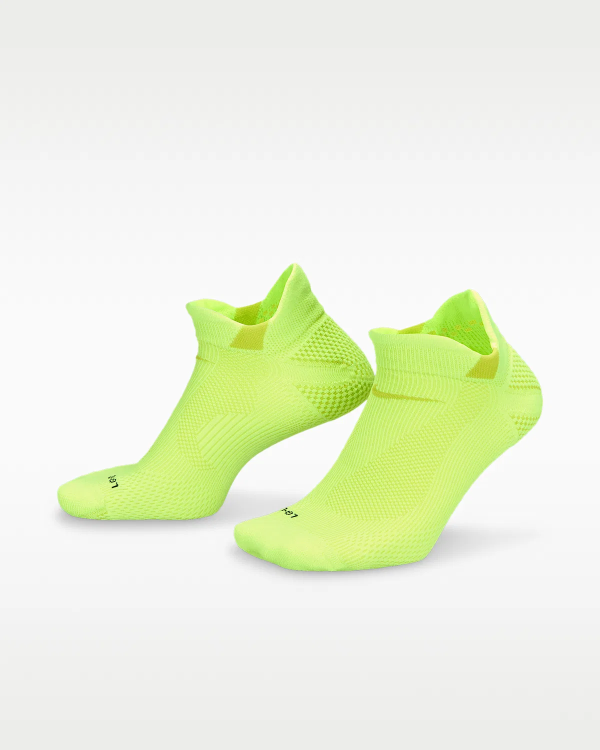 Носки-невидимки (1 пара) Nike Running Lightweight, Volt/Bright Cactus/Black/Bright Cactus