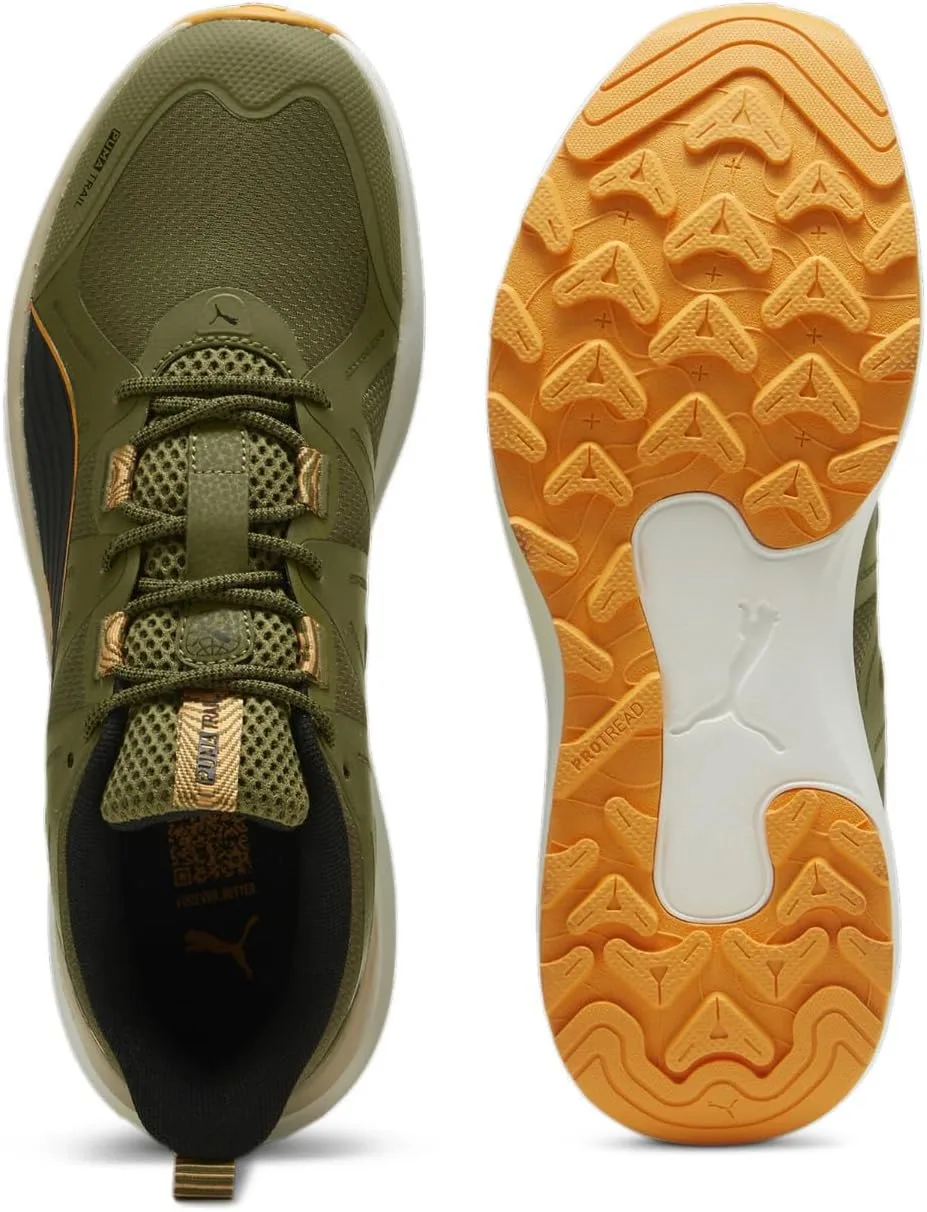 Мужские кроссовки PUMA Reflect Lite Trail Trainers, зеленый — фото 4