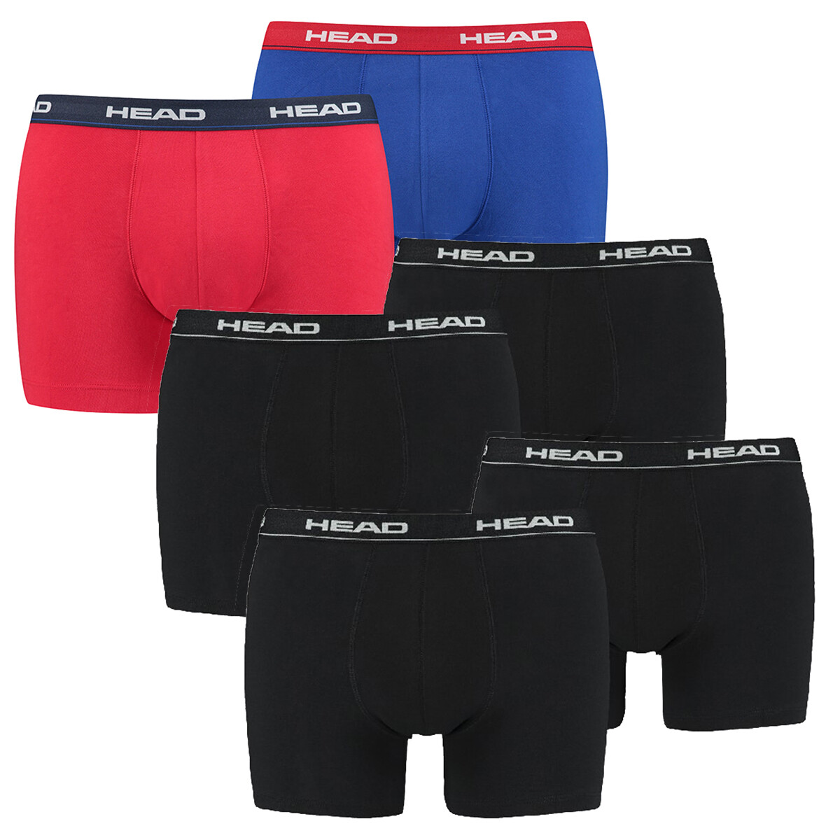 

Боксеры HEAD Boxershorts Basic Boxer 6P, черный