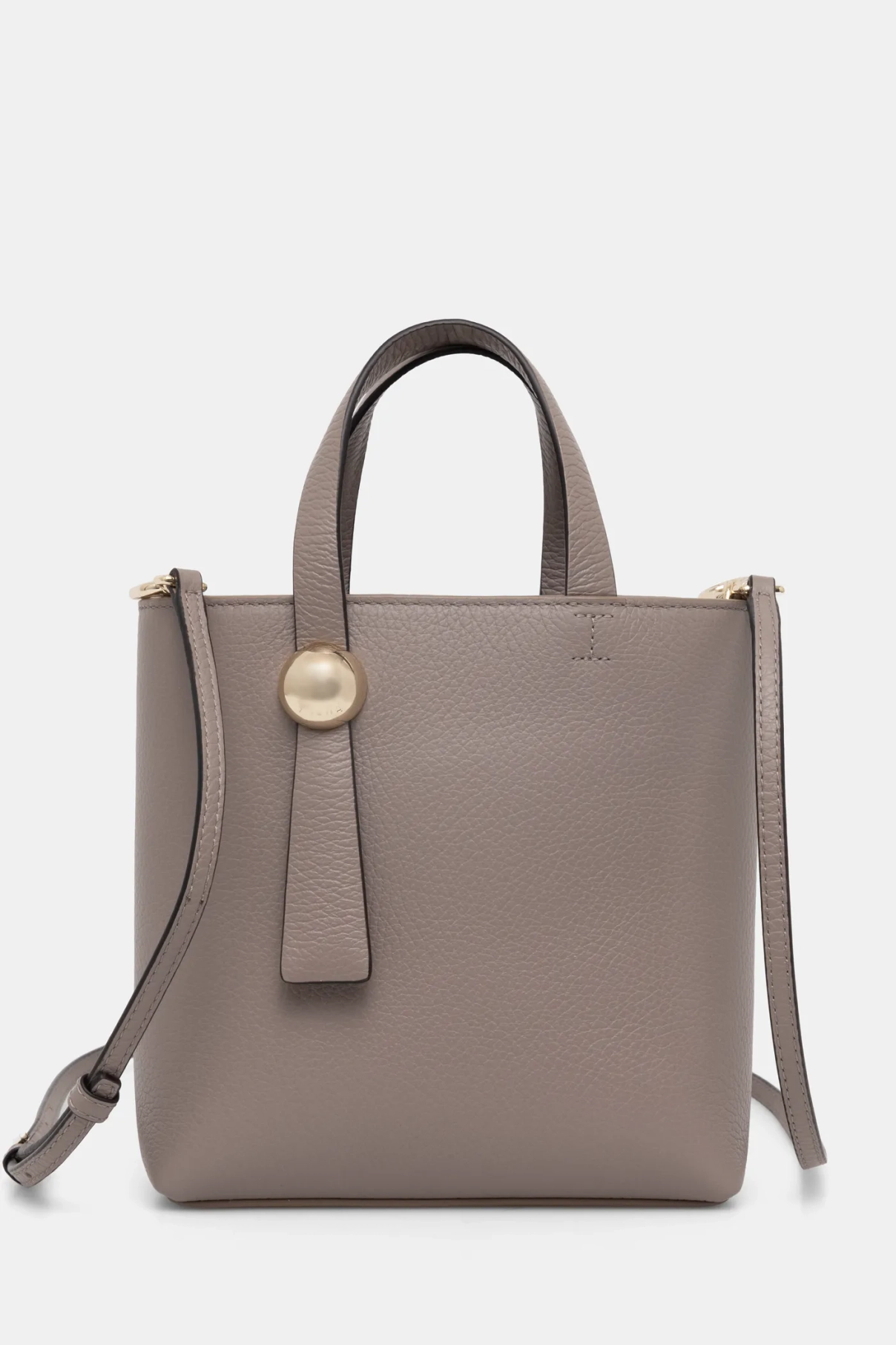 

Кожаная сумочка Furla, серый