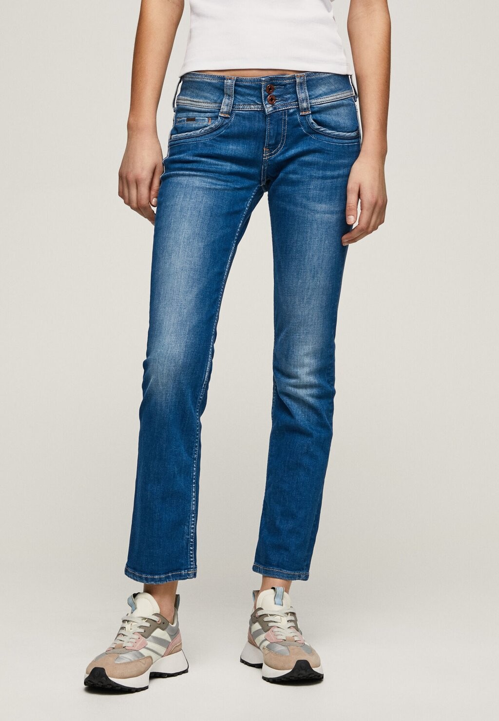 

Джинсы-сигареты Pepe Jeans, синий