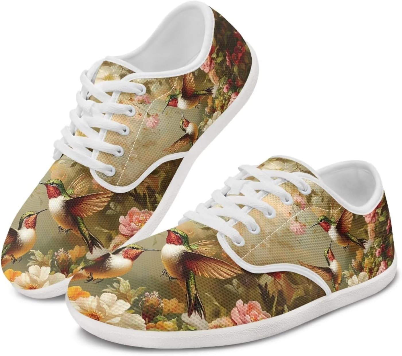 

Женские кроссовки для бега с колибри, повседневные танцевальные туфли, деловые лоферы, балетки, прогулочные кроссовки Ecaestolph, зеленый