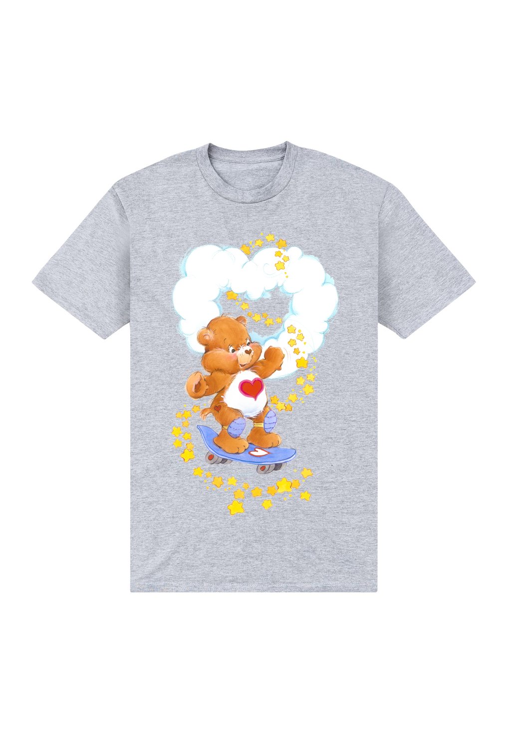 

Футболка с принтом CARE BEARS TENDERHEART STARS Henry Tiger, светло-серый