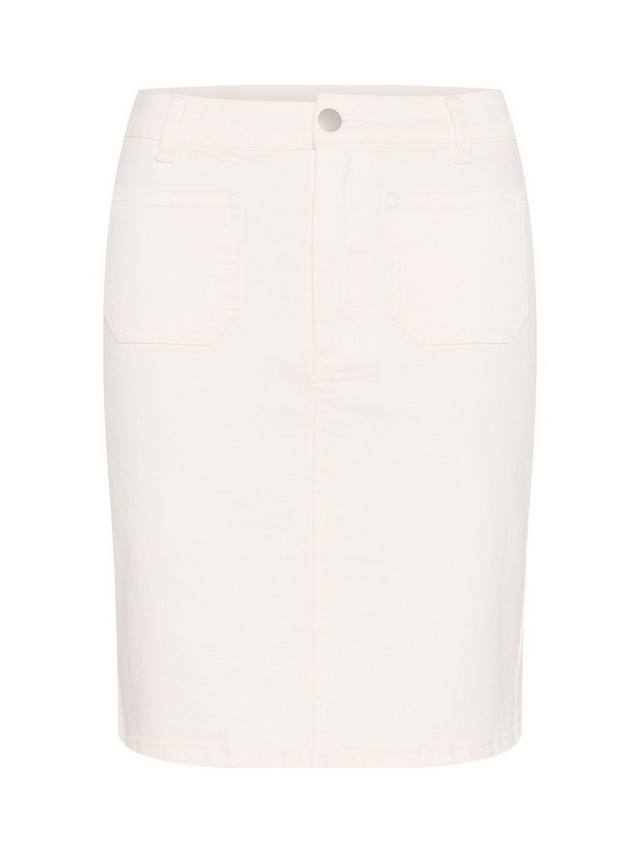

Хлопковая юбка из твила KA karla KAFFE, White