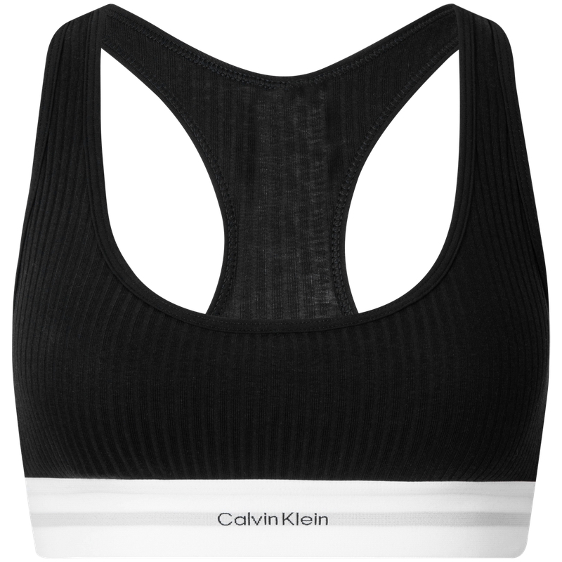 

Бюстгальтер с логотипом на поясе Calvin Klein, черный