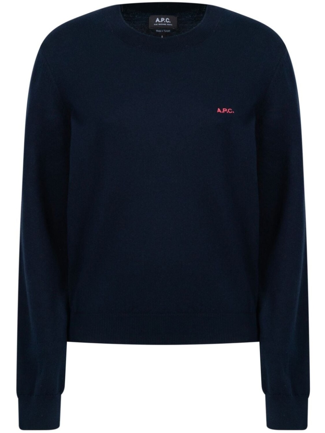 

A.P.C. джемпер с вышитым логотипом, синий