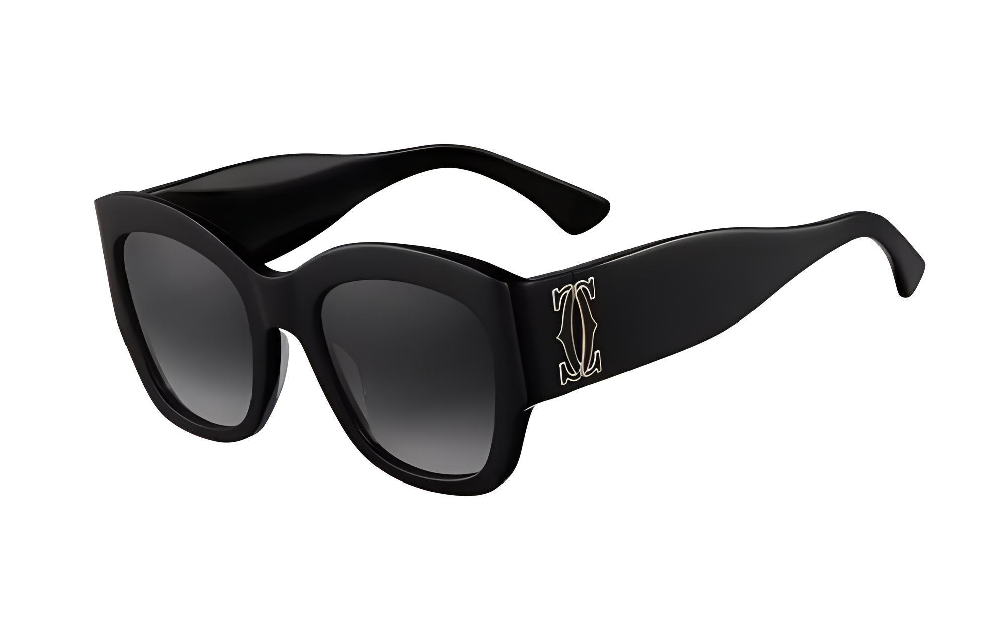 

Солнцезащитные очки CARTIER Cat Eye женские черные