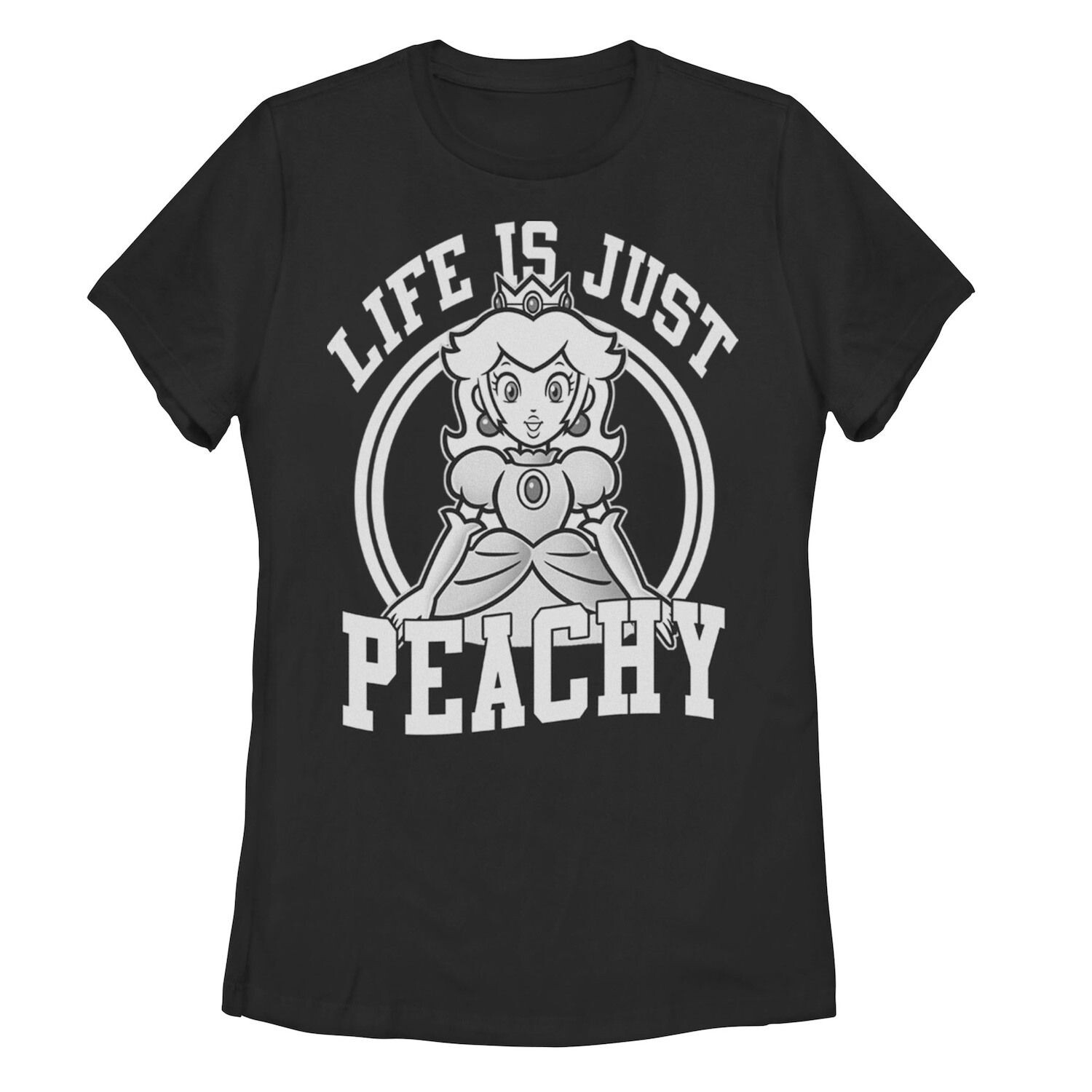 

Футболка Nintendo Super Mario Peach Life is Peachy для детей с графическим рисунком Licensed Character