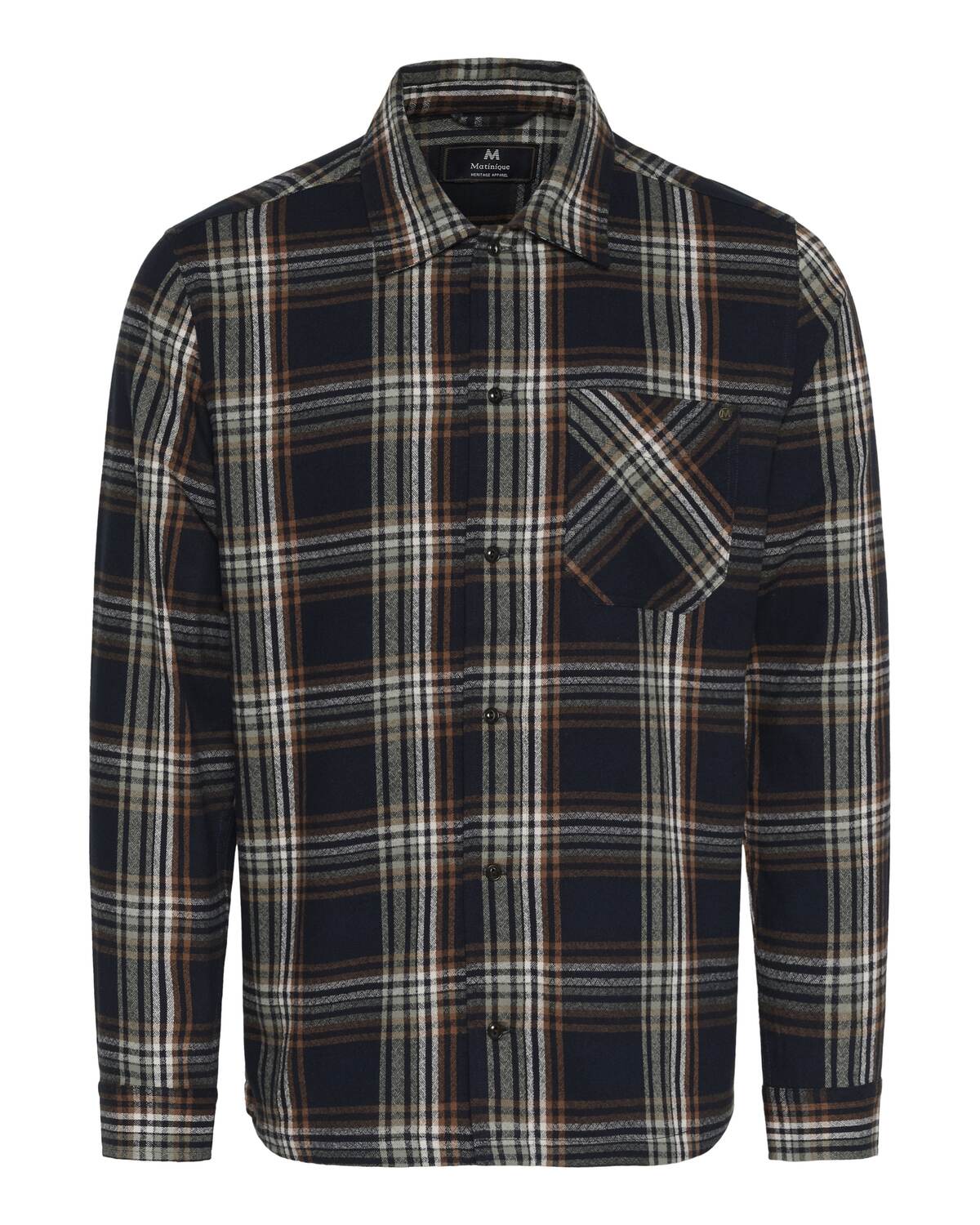 

Matinique Рубашка на пуговицах 'Pelton' Regular fit в цвете Navy