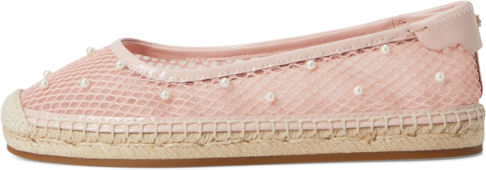 Балетки Kate Spade New York Pearl Fishnet Espadrille Ballet Flat, Mochi Pink — фото 4