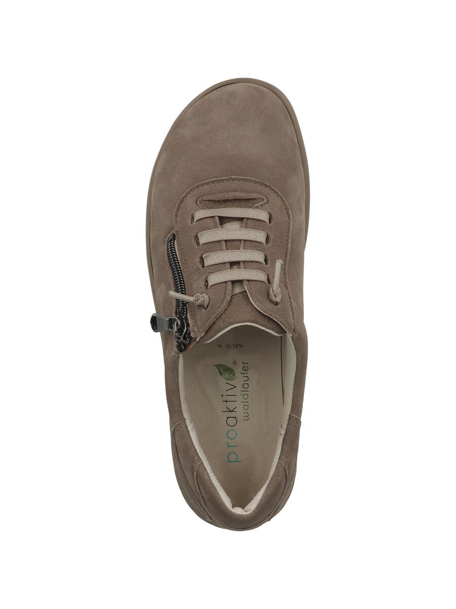 Спортивные кроссовки на шнуровке WALDL├ДUFER H-Clo├й, Light brown — фото 3