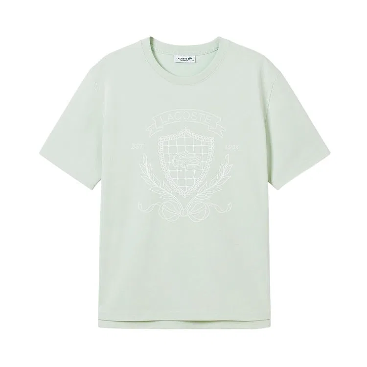 Футболка женская LACOSTE, с круглым вырезом, цвет UYB/Olive Green