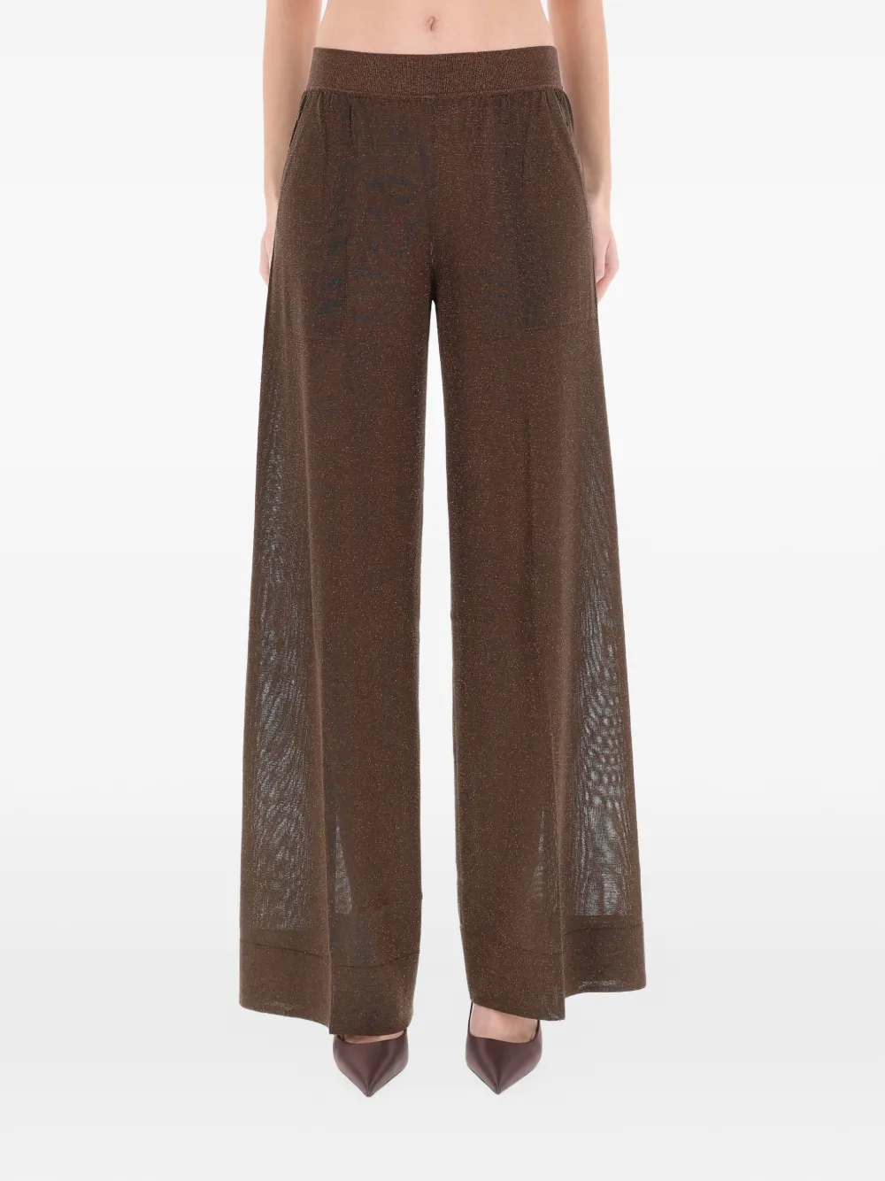 

Брюки с сетчатыми вставками Circus Hotel, коричневый