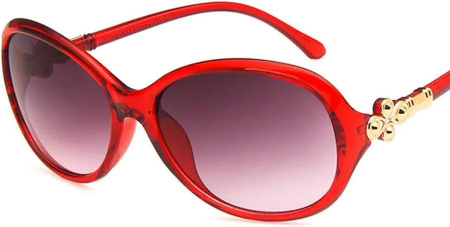 

Солнцезащитные очки Shiratori женские, ретро, ​​ярко-черные, для отдыха и путешествий, овальные, неполяризованные, с защитой от УФ-излучения UV400, Wine Red Grey