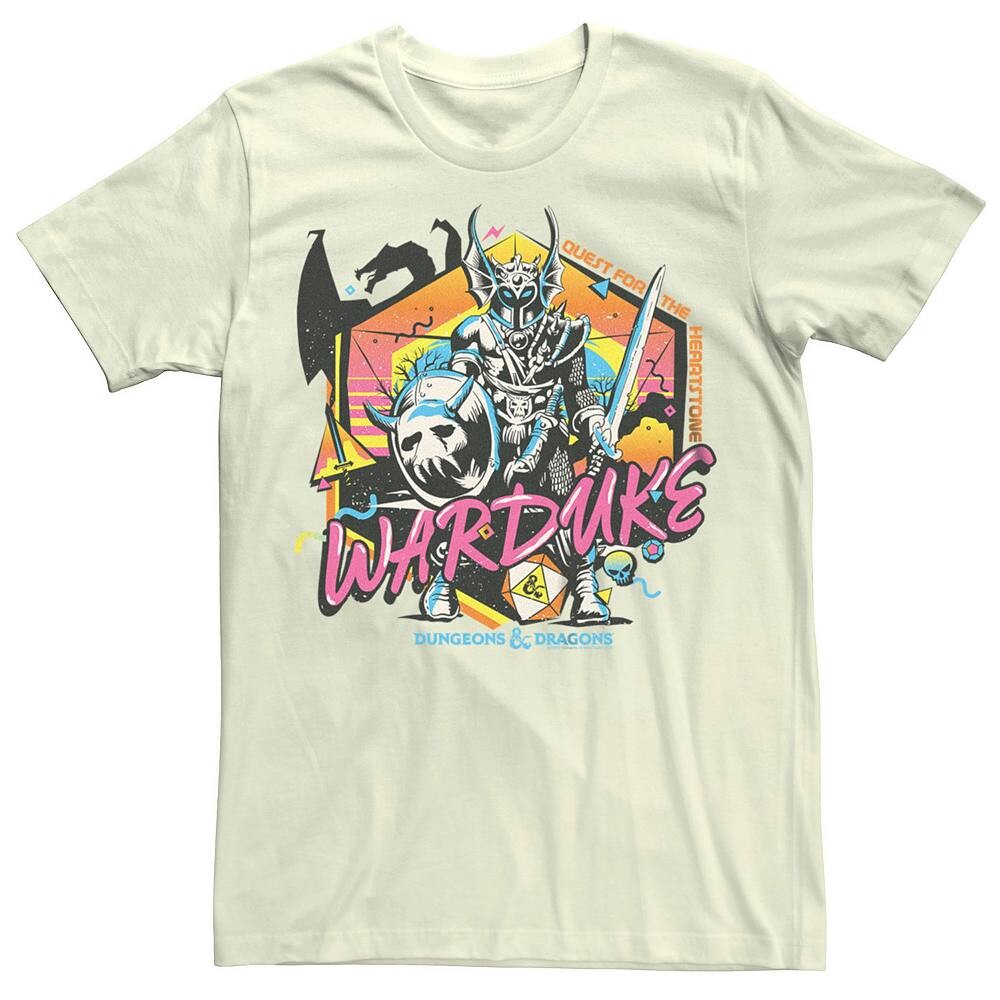 

Мужская футболка Dungeons & Dragons Warduke Quest for the Heartstone с рисунком Licensed Character, цвет Natural