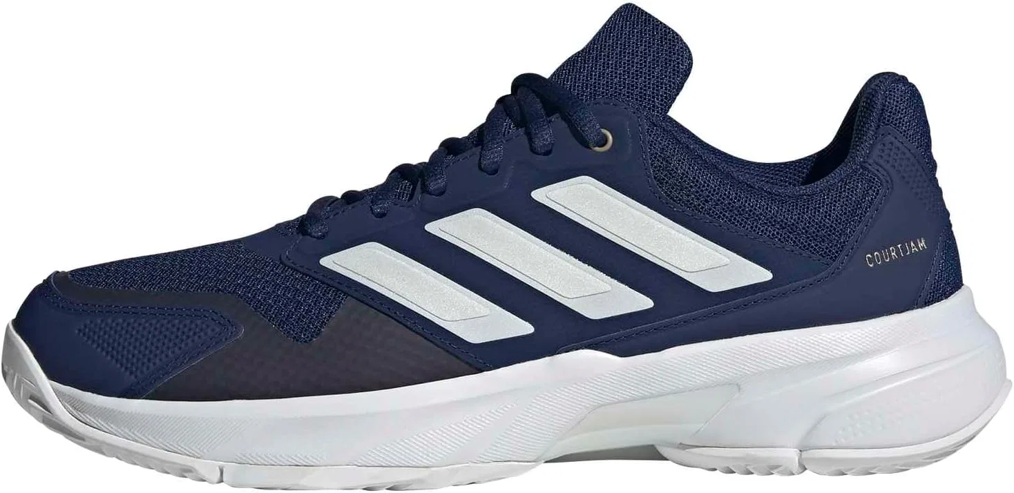 Кроссовки теннисные Adidas, Dark Blue/Zero Metallic/White