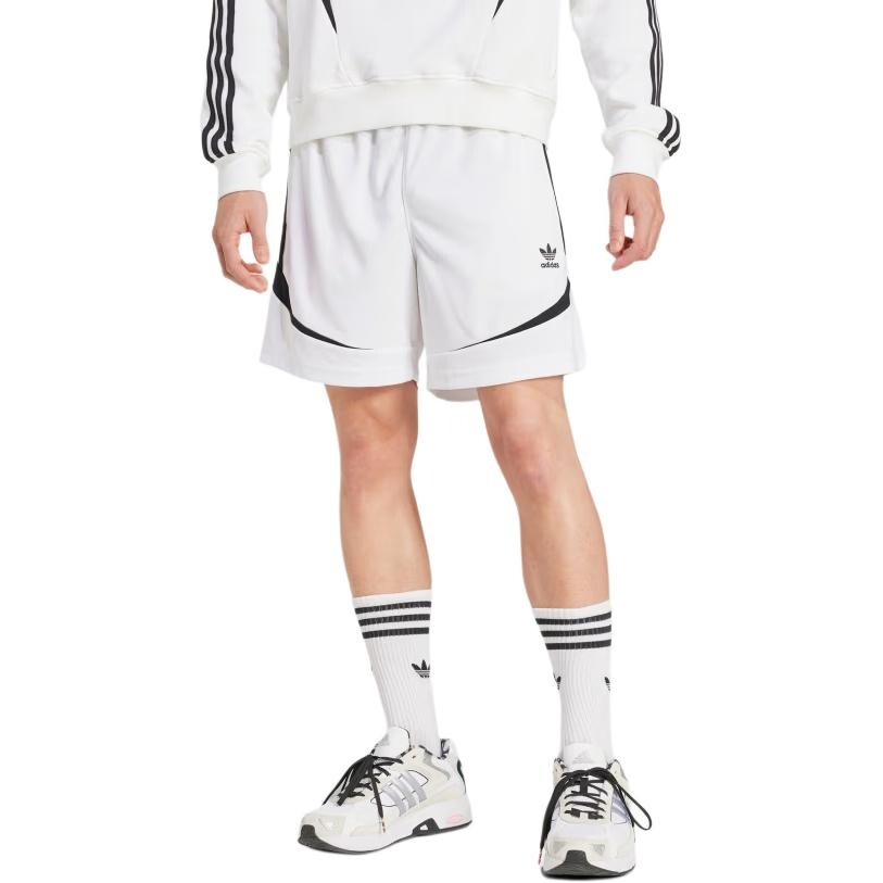 Архив спортивных шорт Adidas, белый/черный — фото 2