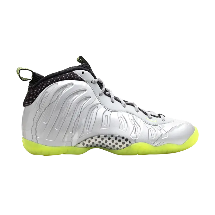 

Кроссовки Nike Little Posite GS 'Silver Camo', серебряный